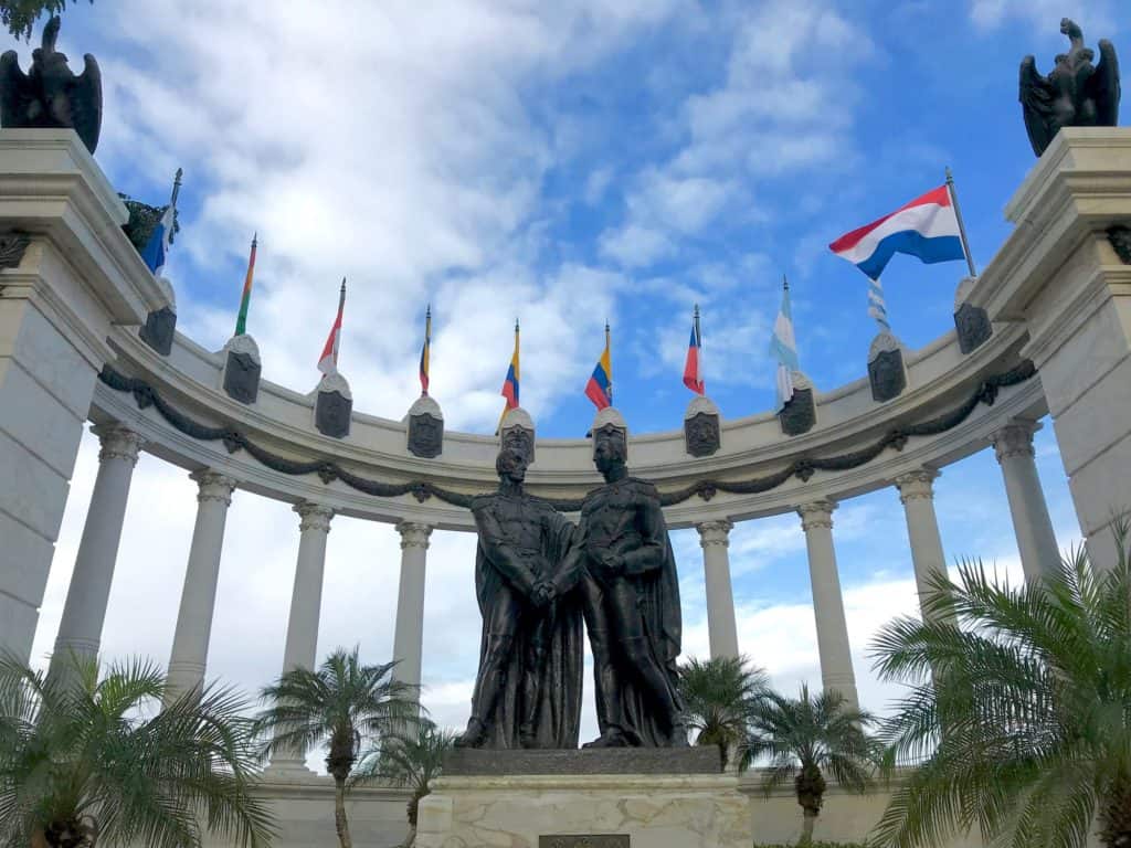 Rotonda Guayaquil Ecuador, Bolivar & San Martin